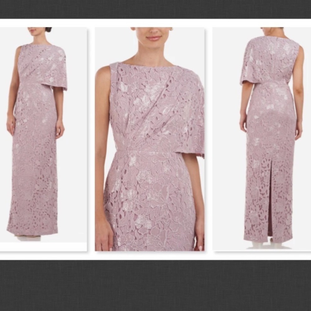 JS Collections Arabella Pink Purple Size 4 Gown Formal Evening - Picture 2 of 9